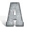 Galvanized Metal Letters for Wall Decor 3D Letter A for Hanging or Freestanding Unique Blend of Rustic Vintage Western and Industrial Styles Fits for Living Room Lobby Kitchen Bedroom Decoration